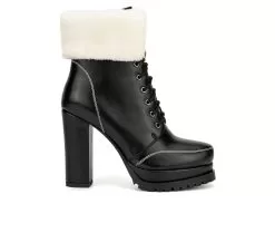 Women's Torgeis Pearl Platform Lace-Up Boots