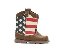 Boys' Natural Steps Infant & Toddler Stripes Cowboy Boots