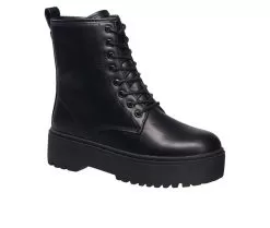Women's C&C California Lucie Platform Combat Boots -Boots Shop 2 429