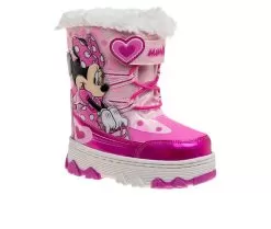 Girls' Disney Toddler & Little Kid Warm Minnie Winter Boots -Boots Shop 2 538
