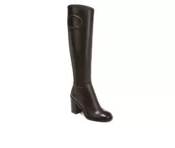 Women's Franco Sarto Rivet Tall Knee High Heeled Boots -Boots Shop 2 831