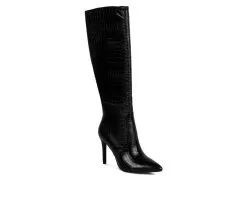 Women's London Rag Indulgent Knee High Stiletto Boots -Boots Shop 2 845