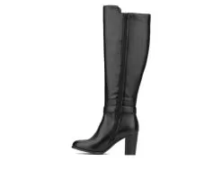 Women's New York And Company Andrina Knee High Heeled Boots -Boots Shop 3 846