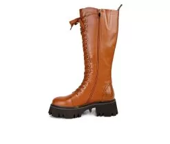 Women's London Rag Mad Mood Knee High Lace Up Boots -Boots Shop 3 863