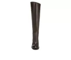 Women's Franco Sarto Rivet Tall Knee High Heeled Boots -Boots Shop 4 830