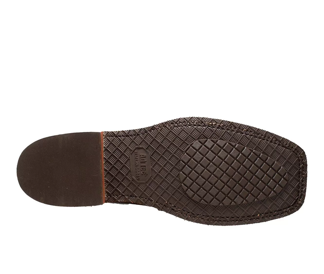 Men's AdTec 11" Western Square Toe Cowboy Boots 8 Men's AdTec 11" Western Square Toe Cowboy Boots - Image 6